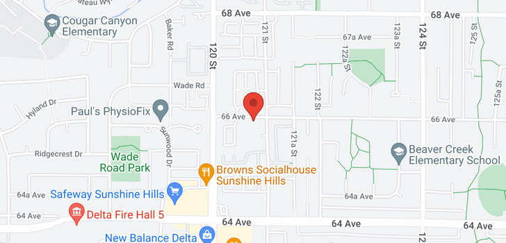 map of 308 12088 66 AVENUE